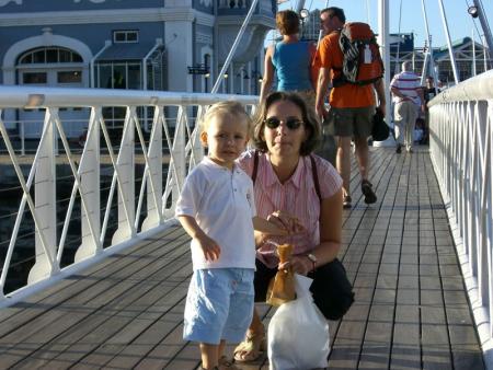 Sur un pont mobile